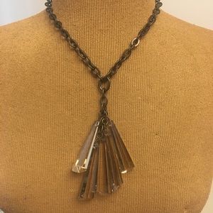 Banana Republic large Crystal Stone Necklace
